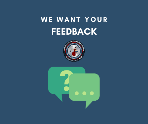 Inspector General Feedback